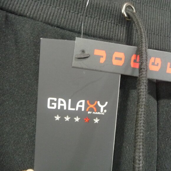 GALAXY BY HARVIC BLACK SWEATPANTS JOGGERS LARGE - Picture 6 of 11